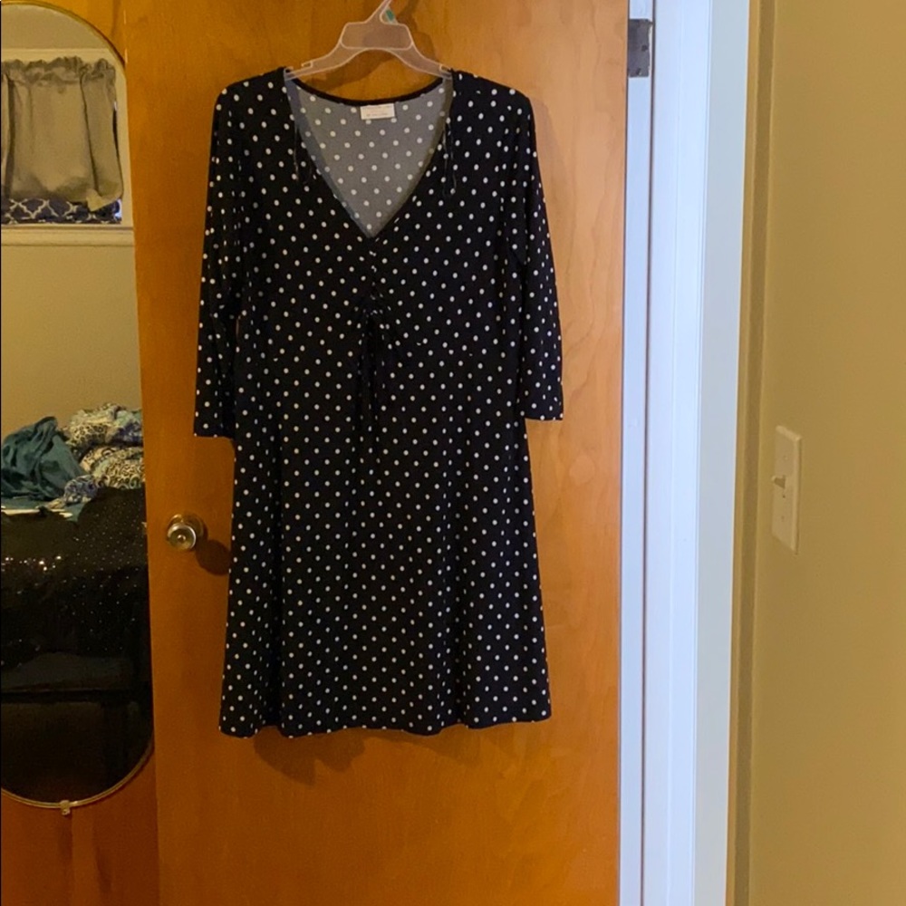 Black and White polka dot dress